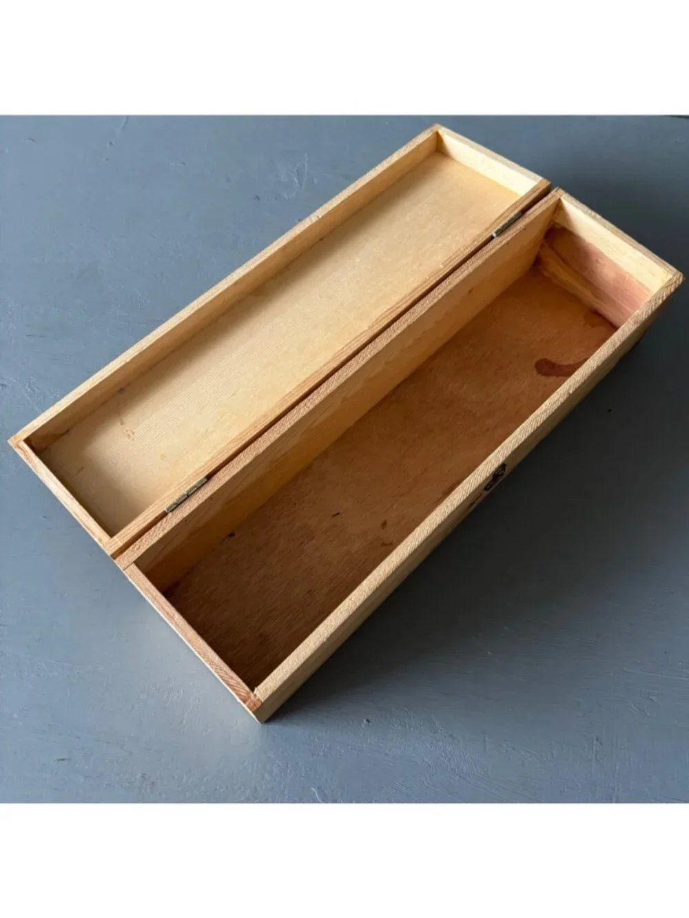 Vintage Wine Box San Simeon Monterey Coast California Wood Storage Crate Latched